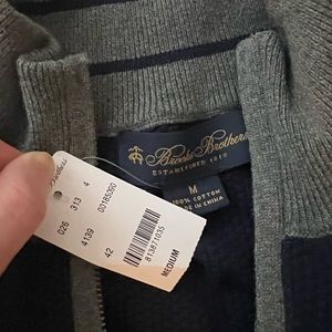 NWT Brooks Brothers Half Zip Sweater